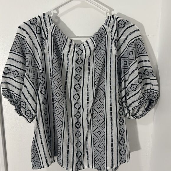 VELVET BY BRAHAM SPENCER BOHEMIAN BOHO HIPPIE TOP .NWOT - Picture 2 of 8